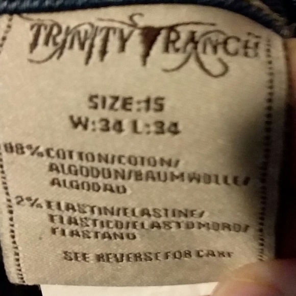 Womens trinity ranch jeans - Picture 2 of 3